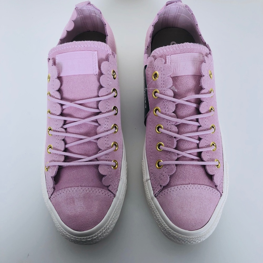 Converse Ctas Frilly Thrills Pink Foam/Gold/Egret - Picture 6 of 8